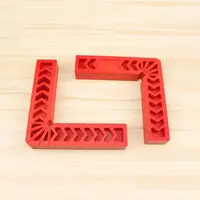 זווית ישרה 5pcs / סט 3 "/ 4" / 6" כלים לעיבוד עץ שליט מלחציים זווית ישרה כיכר Clamping L Shape (3)