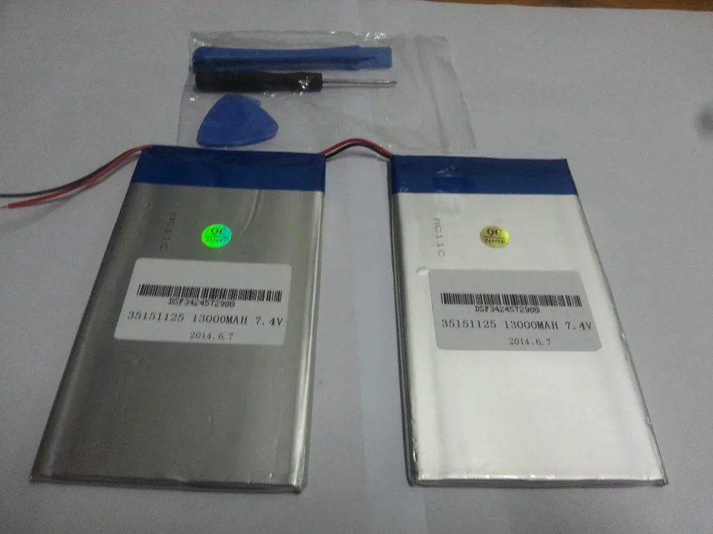 Планшеты 7 4 В 13000 мА · ч аккумуляторы DIY U30GT U30GT1 U30GT2 два четырехъядерных