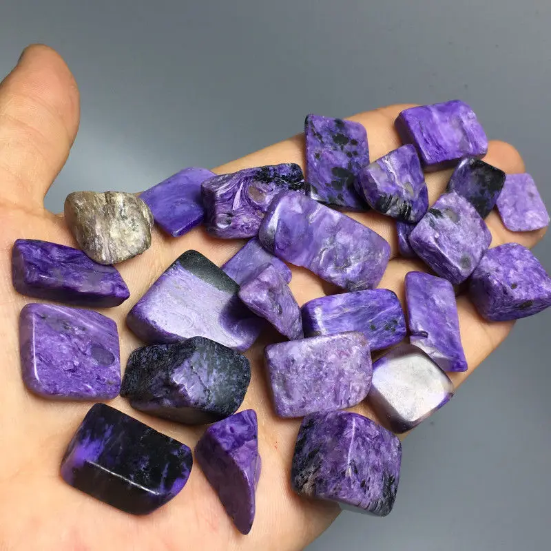 100 г натуральные красивые бесплатные образцы минеральных пород Charoite|Камни| |