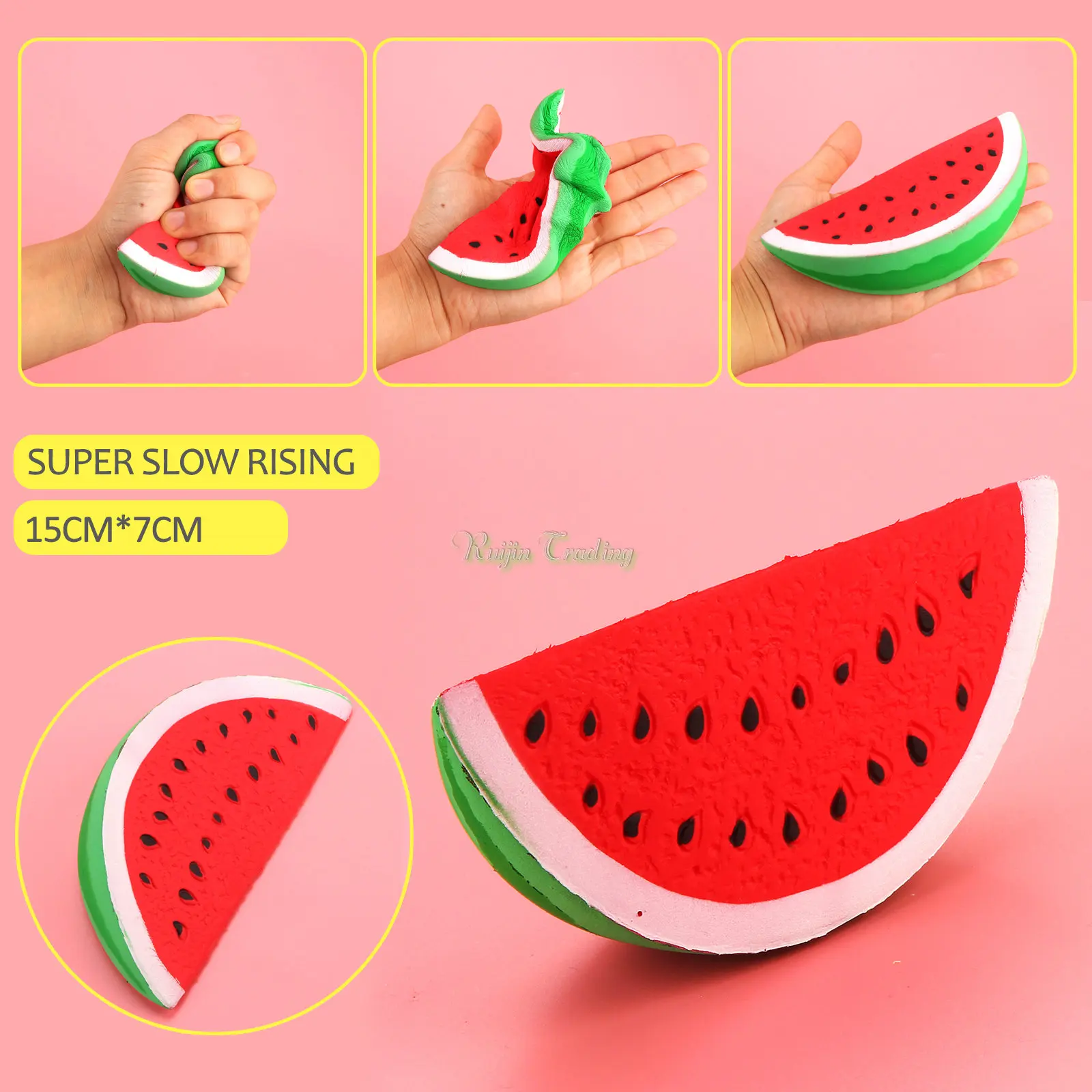 bilder für 10 Teile/los Jumbo Kawaii 15 CM Squishy Wassermelone Super Langsam Steigenden Squeeze Stretch Duftenden Brot Kuchen Kind Spielzeug Geschenk Telefon Straps bilder für 10 Teile/los Jumbo Kawaii 15 CM Squishy Wassermelone Super Langsam Steigenden Squeeze Stretch Duftenden Brot Kuchen Kind Spielzeug Geschenk Telefon Straps