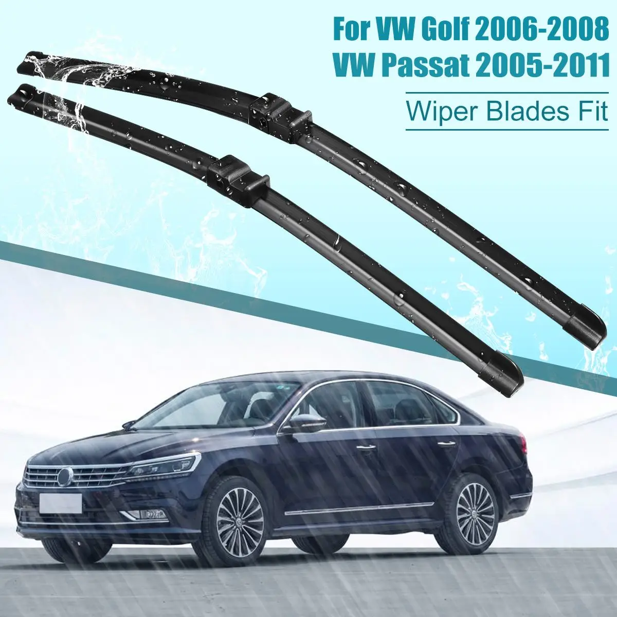6946138607862 2" 19" пара лобовых щеток стеклоочистителя RHD для VW PASSAT 2005 2006 2007 2008 2009 2010 2011 Автомобильные аксессуары