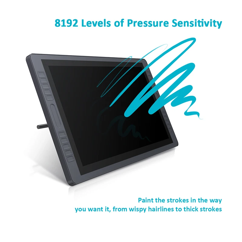  HUION KAMVAS GT-221 Pro 8192 niveles Pen Tablet Monitor IPS LCD HD pluma de dibujo de la pantalla 2