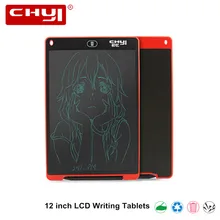 12 дюймов ЖК-дисплей планшет для письма Цифровой Планшет для рисования рукописным вводом Портативный электронный планшет ультра-тонкая панель с ручкой