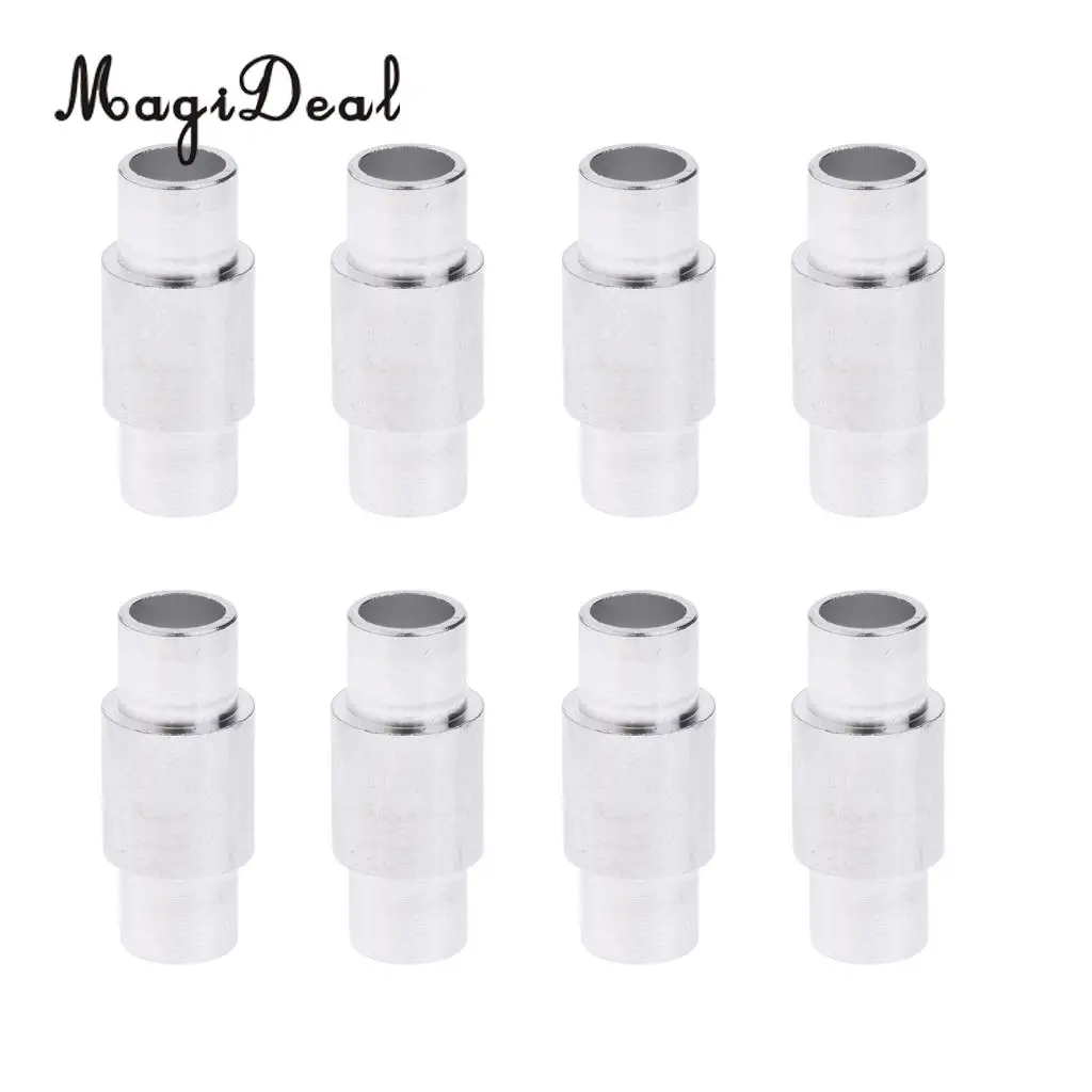 MagiDeal 8 Pieces High Speed Aluminum Inline Skate Roller Skating Wheel Spacers for 8mm Bearings Replacement Spacers Acce