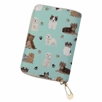 

Noisydesigns Mini Wallet Card Holder Cover Card Bag ladies card cute animals Designer Clutch Money Bag personality sac plage