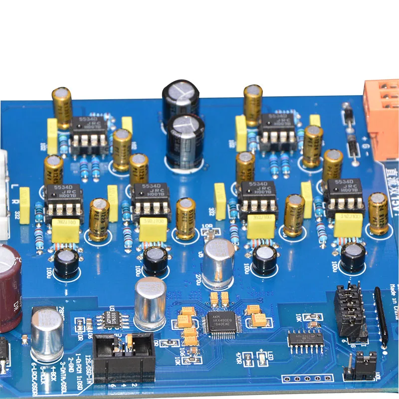  Lusya AK4490EQ DAC decoder Official standard circuit I2S DSD input Semi-finished DIY Kits B3-002