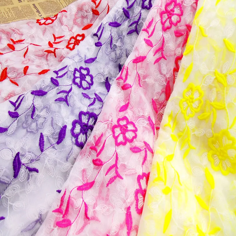 

5 yards French Fabric Embroidered Lace Fabric Leaf African French Lace Guipure lace for african wedding Clothing & Accessories