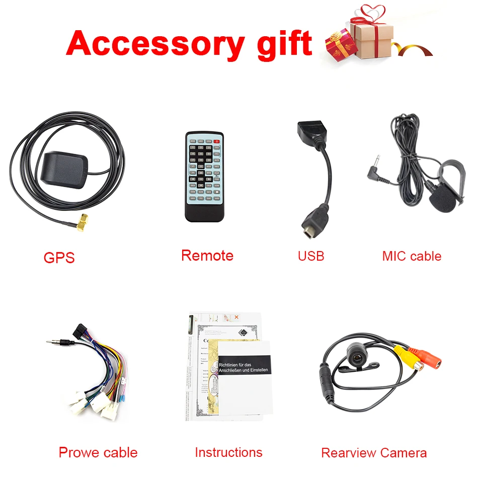 Cheap Eunavi 2 Din 7" Android 8.1 Car DVD Player Radio Online Maps GPS Navigation WIFI for Ford focus II Galaxy Transit Tourneo Mondeo 21