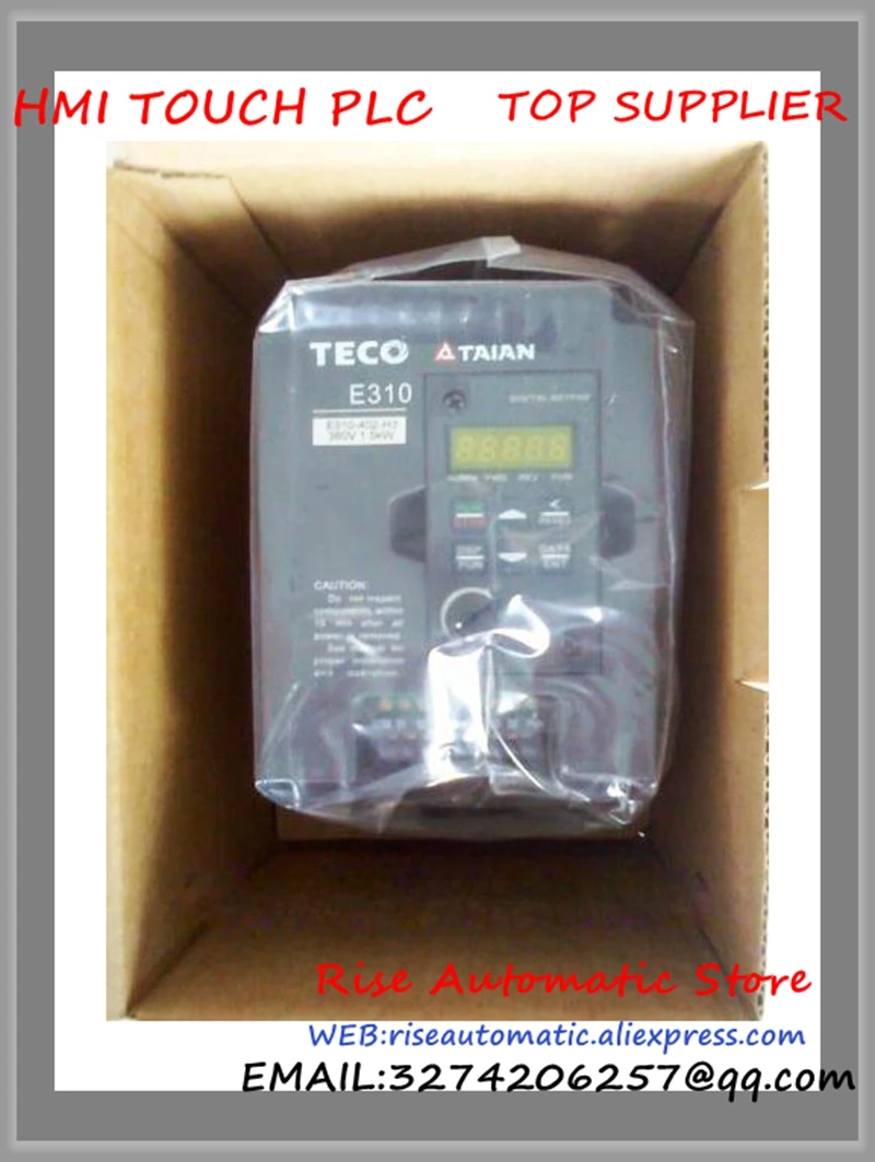 E310-402-H3 Новый 3-фазный 400V 3.8A 1.5KW 2HP инвертор VFD Частотный Привод переменного тока |