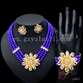 

Yulaili Graceful Bead Jewelry Set Elegant Jewelry Set