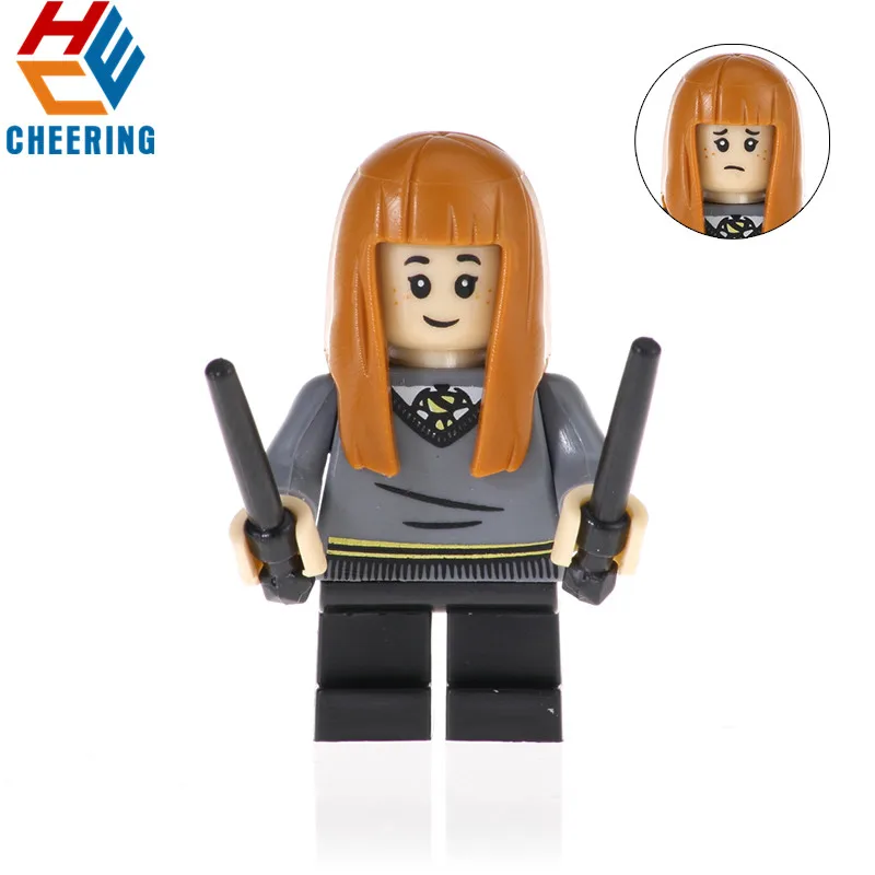 20Pcs Hermione Asssemble Harry Movie Action Ron Weasley Bricks Luberhag Model Building Blocks For Kids Toys Gift PG1289