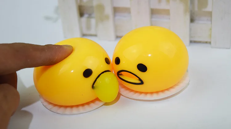 1 шт. Новинка волшебное яйцо хитрая игрушка Gudetama антистресс слизи яйца забавные игрушки для детей или взрослых Подарок Гаджет