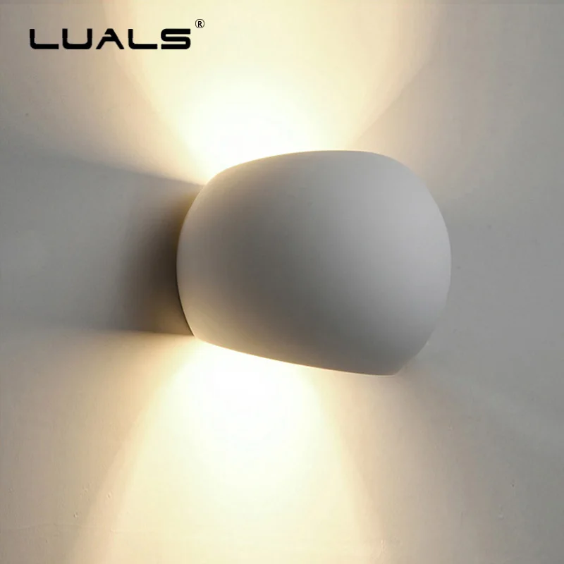 Mode Moderne Wandlamp Eenvoudige Gips Wandlamp Creatieve Holle