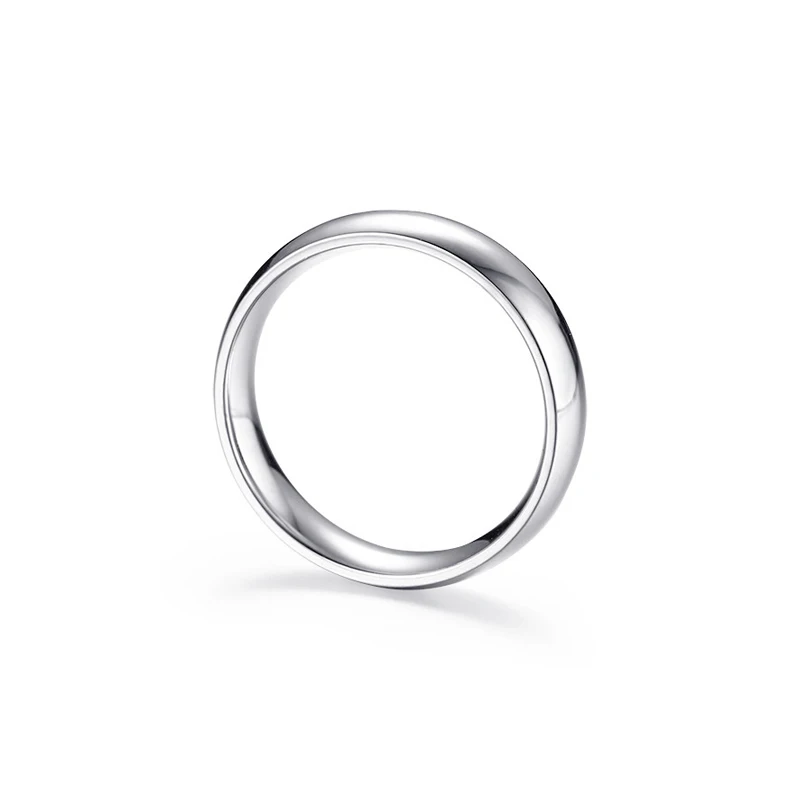 Simple 5MM Titanium Steel Ring for Women Men Rose Gold/Silver Color Wedding Band Lover Rings Fashion Couple Jewelry anillos