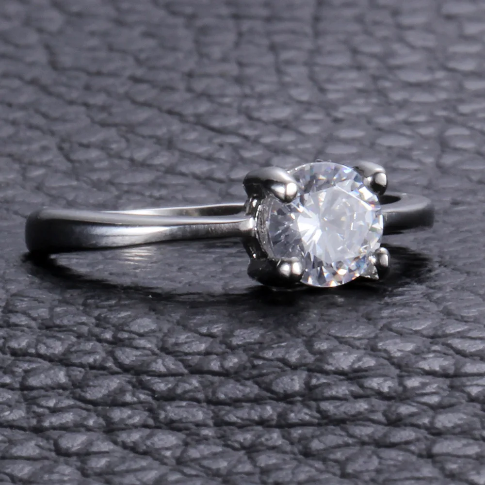6#7#8#9#10# кольцо с кристаллами Титановый стальной Свадебный Обручальное кольцо на головщину для женщин лучший подарок