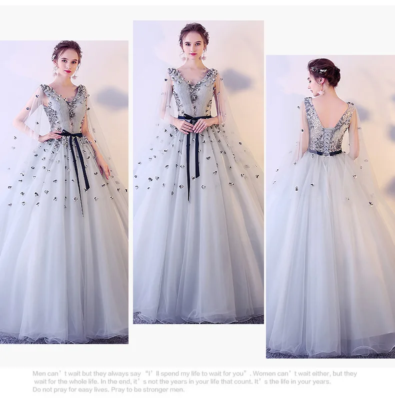 Vestidos de 15 anos пышные платья с накидкой серые и Серебристые на шнуровке темпераментные платья принцессы для дня рождения