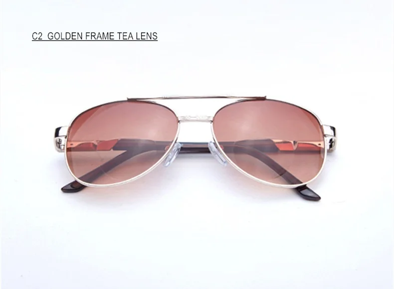 SWOKENCE ближнего и дальнего двойного назначения очки для чтения солнечные очки SPH+ 1,0 до+ 3,5 мужские и женские качественные очки для дальнозоркости R167 - Frame Color: C2  GOLDEN