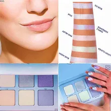 6 Colors Makeup Eyeshadow Palette Glitter Shimmer Makeup Palette Highlighter Bronzer MakeUp Face Glow Kit Eye shadow Palette 6 Colors Makeup Eyeshadow Palette Glitter Shimmer Makeup Palette Highlighter Bronzer MakeUp Face Glow Kit Eye shadow Palette
