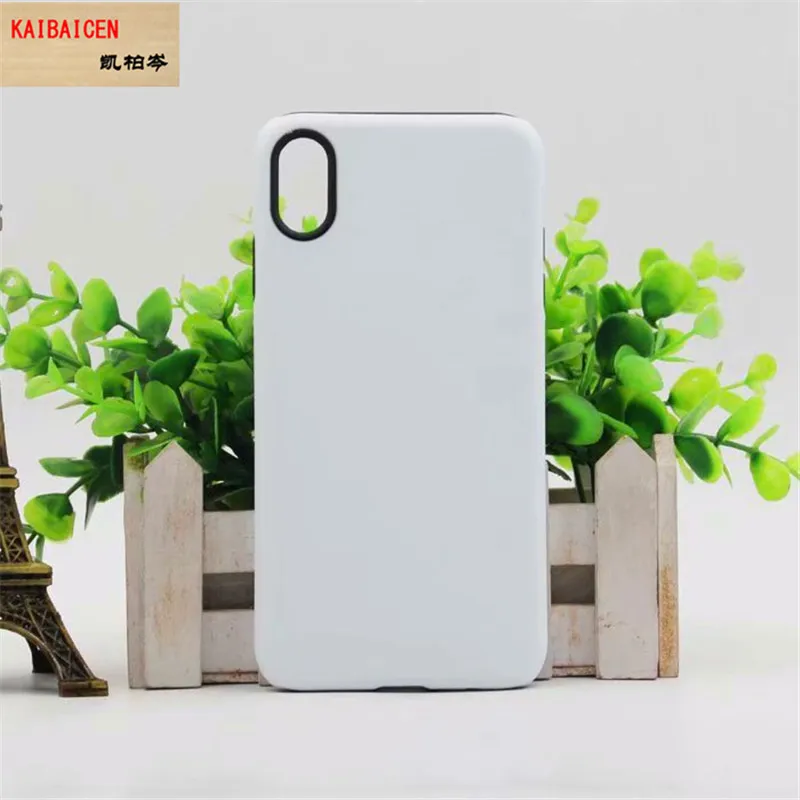 Для Iphone Xs Max/XR/XS/X/6/6s/6 plus/7 /8/8 plus сублимационный 3D 2 в 1 и полностью закрытый чехол из