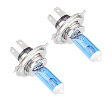 2 шт./1 коробка h4 галогенные фары 6000 К высокие низкие балки Галогенные Фары H4 100 Вт/90 Вт 12 В в белые галогенные фары противотуманные фары