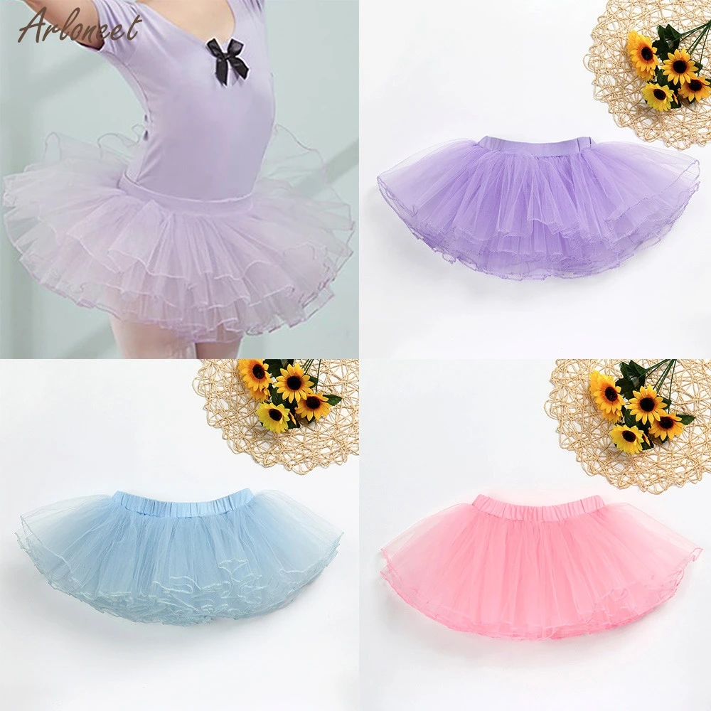 New Baby Girls Ballet Tutu Ballerina Pettiskirt Princess Skirt Up Dance Wear Costume Party