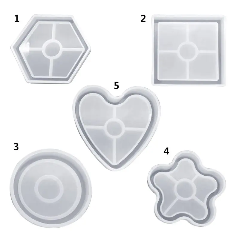 

ANGELADY 1PC ilicone Mold DIY Cup Pad Water Cup Mat Holder Epoxy Resin Crafts Molds Handmade Charms Jewelry Gifts Jewelry Tools