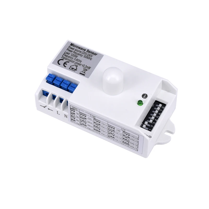 

PIR Microwave radar Sensor Switch 5.8G 220V Automatic Module Light On Off Switch LED light Body Induction Light Control Switch