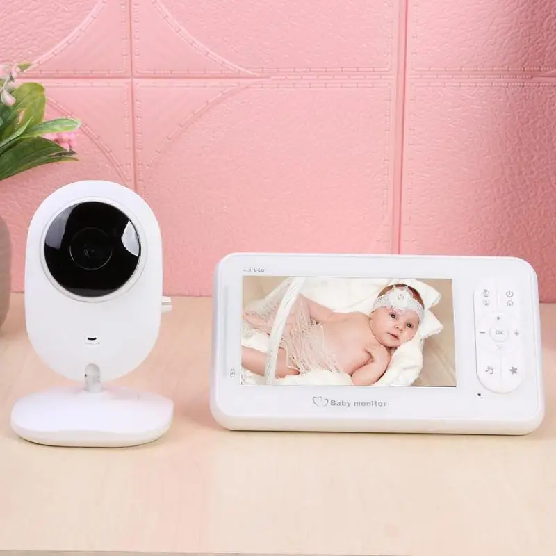 

SP920 4.3 inch Color Wireless Baby Sleeping Monitor 2 Way Talk Security Camera Type FHSS of Spread Spectrum TX 145x85x15mm