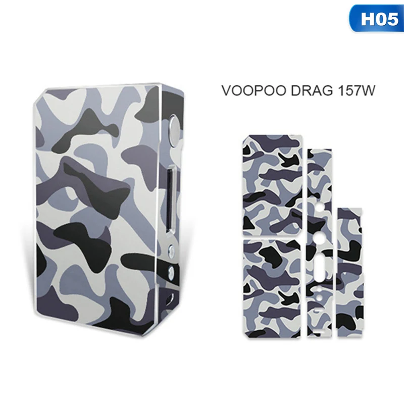 Наклейки на электронные сигареты для VOOPOO DRAG TC 157W коробка мод наклейка на обложку - Цвет: H05