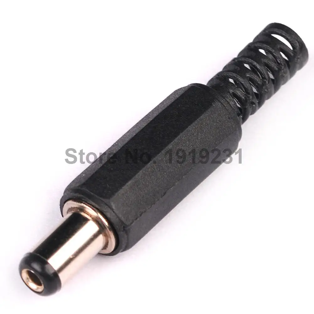 

4PCS 5.5mm x 2.1mm Male Soldered Type DC Power Plug Connector Adapter