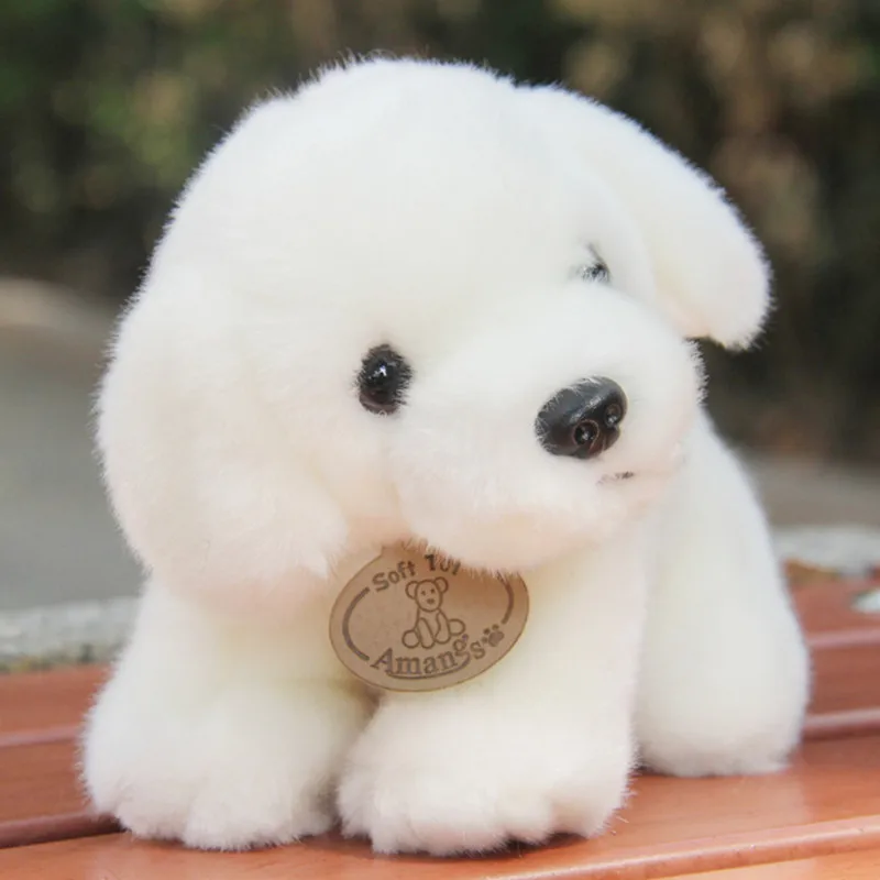 Buy 20CM Cute Yellow White Dog Stuffed Toys Kids Plush