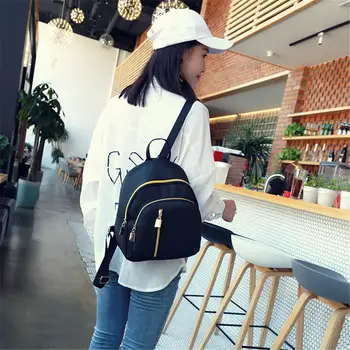 

MISS M Women's Backpack Waterproof Nylon Personality Fashion Wild Female Shoulder Bag Fashion Casual LadyBackpack Daily School