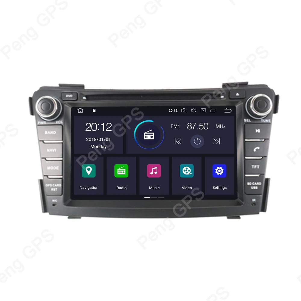 2 Din Stereo Android 10.0/9.0 Car Radio for Hyundai I40 2011-2016 CD DVD Player Navigation Digital Multimedia Receiver with DSP