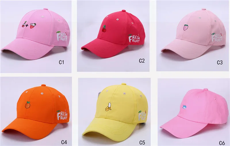 2017 lindo gorra de béisbol de algodón de Primavera de tapas para las mujeres las niñas Casual frutas patrón de pesca sombrero de moda Snapback gorras Baseball B63 2017 lindo gorra de béisbol de algodón de Primavera de tapas para las mujeres las niñas Casual frutas patrón de pesca sombrero de moda Snapback gorras Baseball B63