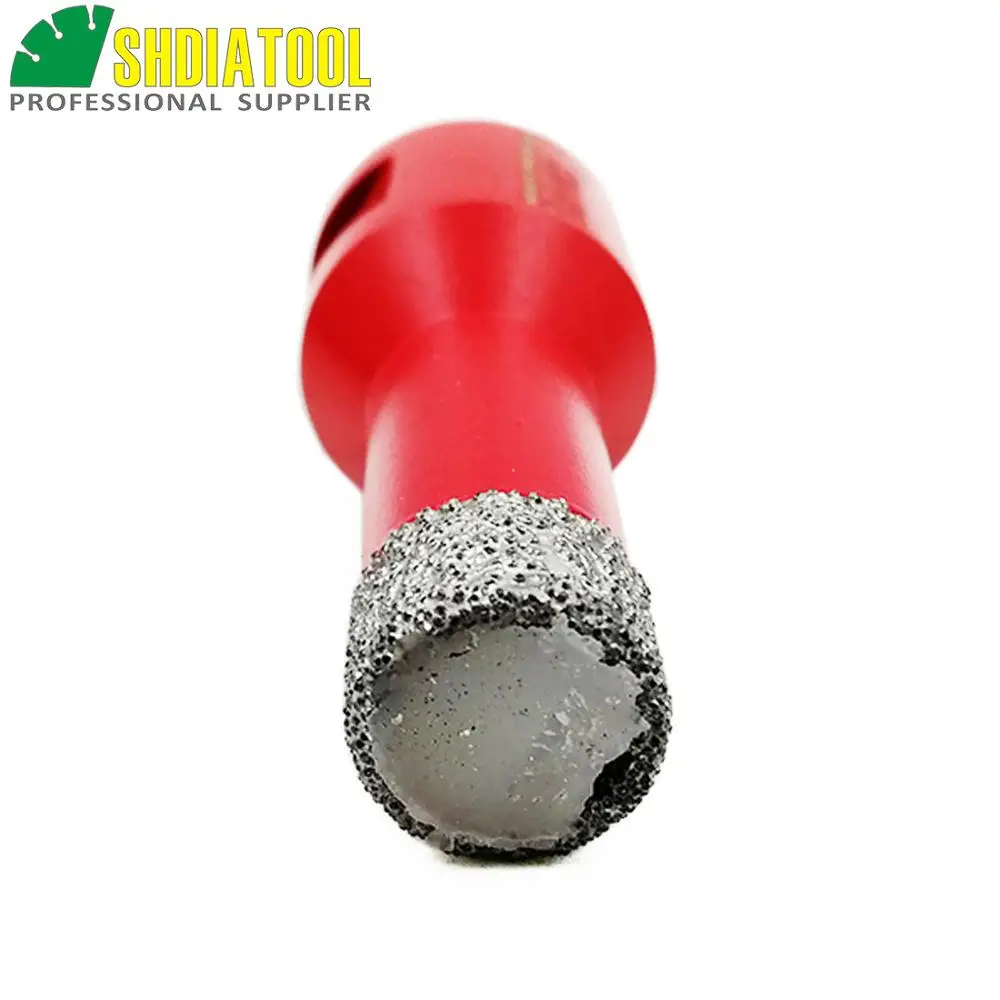 SHDIATOOL 4 шт M14 ВАКУУМНОЙ ПАЙКИ Diamond бурения коронки профессиональный сухой биты