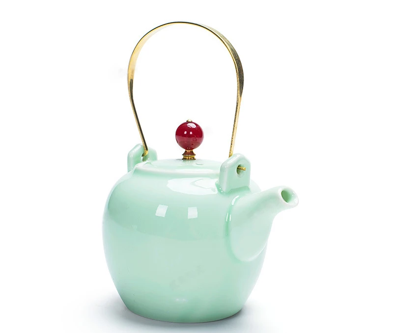 Керамический Агат луч чай po 210 мл, китайский стиль Чайник Пуэр домашний чай набор один чайник керамический чайник с цветами чайник