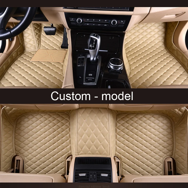 Custom fit car floor mats for Tesla Model S X 5/6/7 seats suv high
