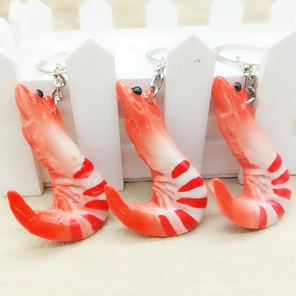 

Hot Creative Simulation Crayfish Keychain DIY Handmade Accessories Pendant Bag Ornaments Gift Simulation Toy Souvenir Wholesale