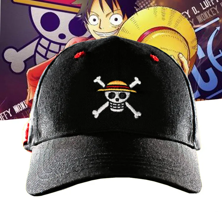 Straw Hat Pirates Monkey D Luffy Skull Heads Baseball Cap hat | One ...