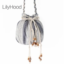 LilyHood ручной работы Женская тканевая сумка на плечо летняя племенная Цыганская хиппи Ибица богемная бохо шик бисер маленькая сумка через плечо