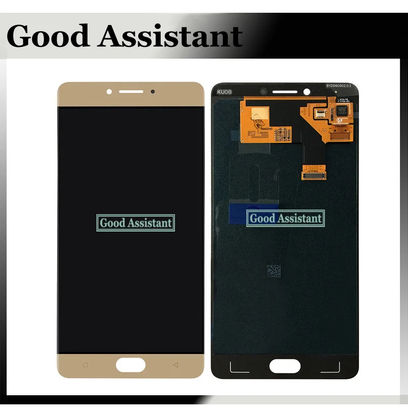 

100% Tested Free shipping For GiONEE M6 GN8003 5.5" Full Lcd Display Touch Screen Digitizer Assembly free shipping Gold color