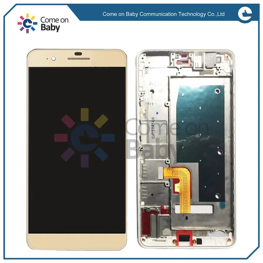 HAW0070 High quality LCD Screen and Digitizer Assembly with frame For Huawei Honor 6 Plus (4)