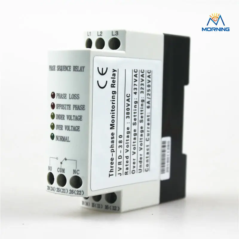 

JVRD380 three-phase sequence voltage protection device 380VAC