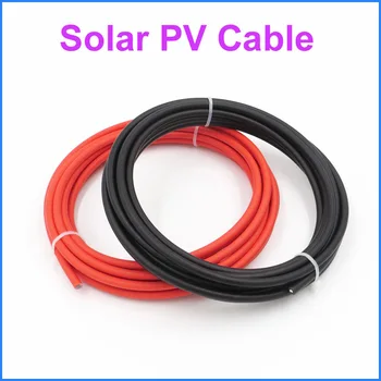 

red/black color optional,4mm2 solar PV cable,TUV certification 20 Meter a lot available with 10M Red+10M Black