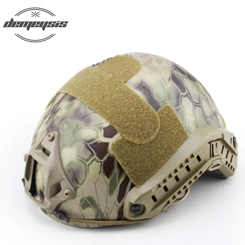 Легкий Камуфляжный Быстрый Шлем Защитная военная игра Пейнтбол шлем военный MH Тактический шлем - Цвет: highlander