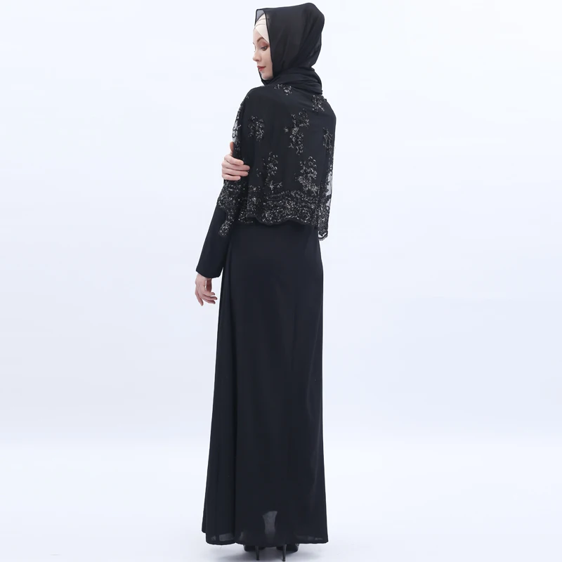 Vestidos Sequin арабский абайя Дубай пакистанский хиджаб мусульманское платье для