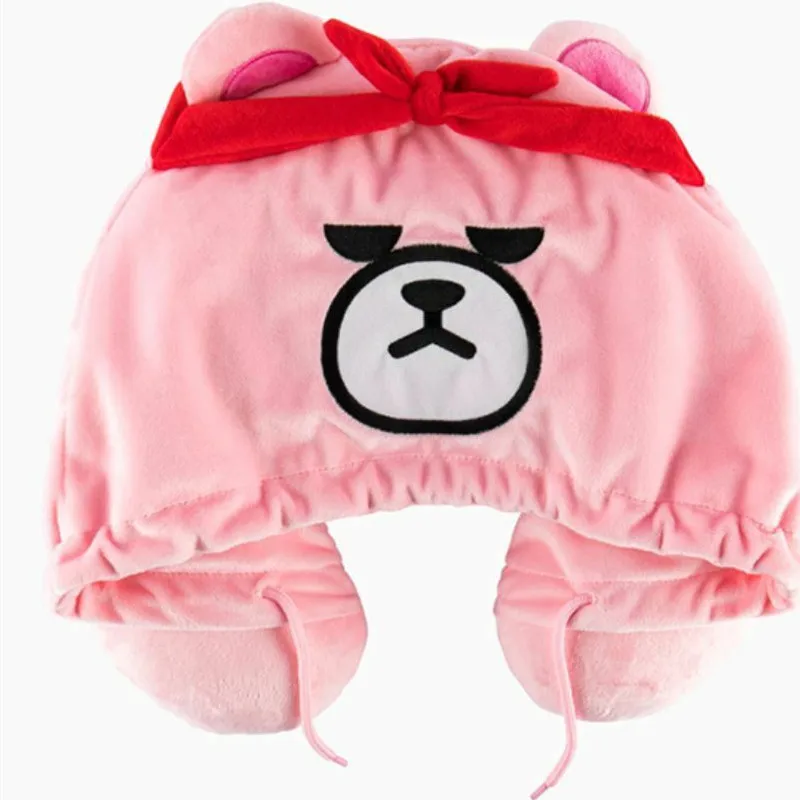Черный розовый в вашей области BEANIE розовая подушка для шеи