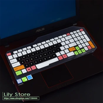 

For Asus Rog FX73VD KX53VE FX53VD ZX53VE ZX73VD GL553 FX553 ZX53VD GL553vw 15 15.6 inch Silicone laptop keyboard cover protector