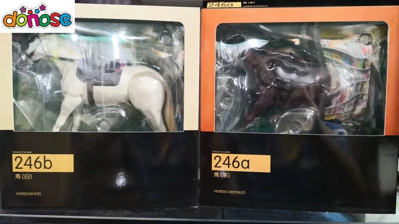 Figma 246a лошадь каштан/Figma 246b белый цвет ПВХ фигурку Коллекционная модель игрушки