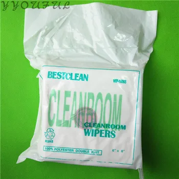 

Hot sale 6inch *6inch non woven cleaning cloth non dust fabric cleanroom wiper for all kinds of printer printhead 10packs